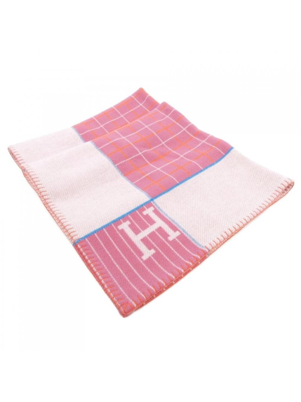 Hermes Avalon Passe Plaid Blanket